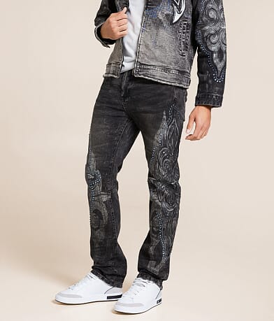 Smoke Rise® Slim Straight Stretch Jean front view