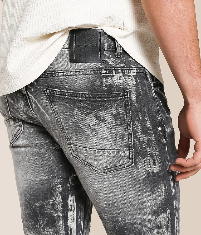 Lazy Stacked Flare Stretch Jean