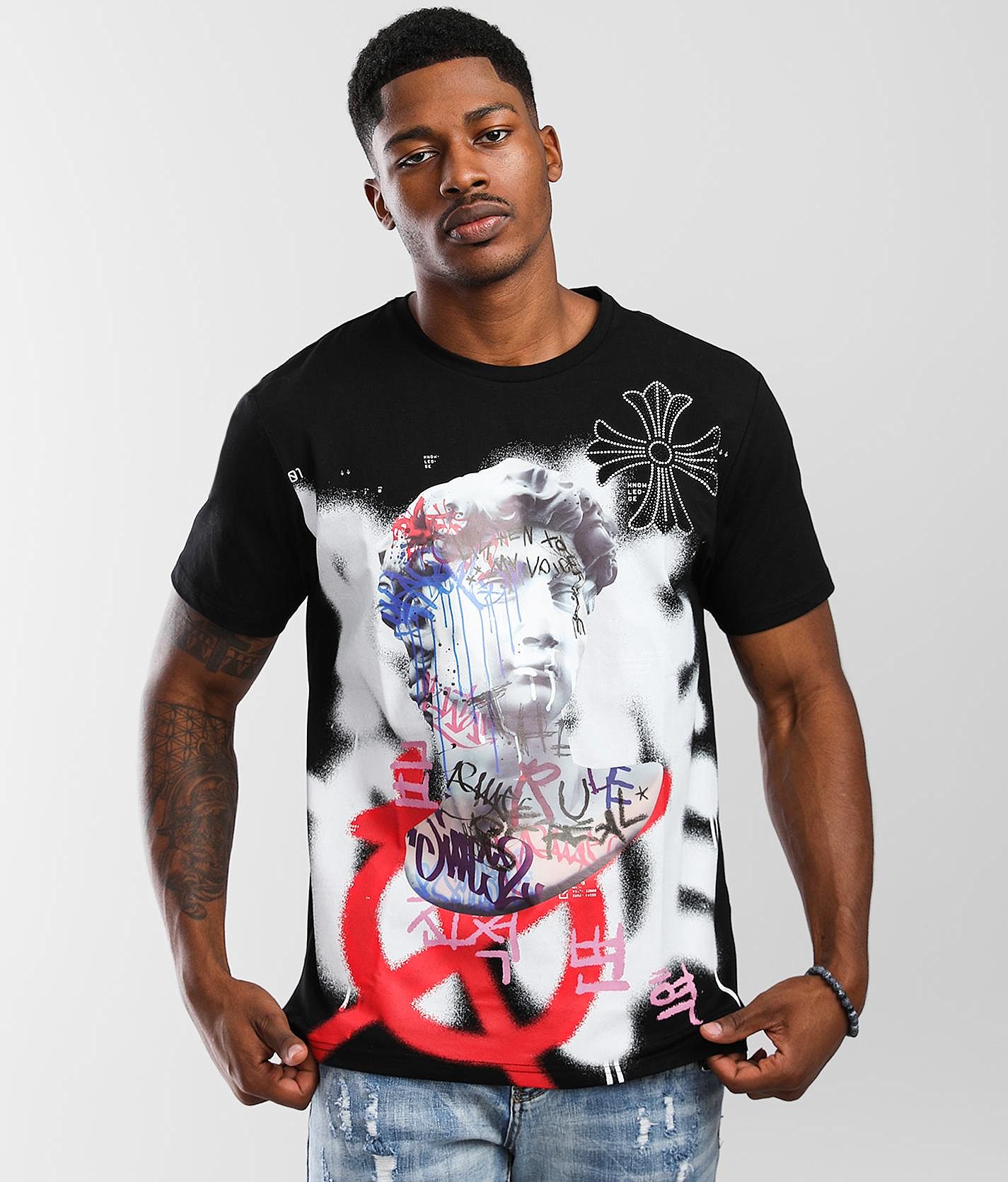 SMOKE RISE REG & BIG & TALL GRAFFITI FASHION TEE – Stylz-N-Couture