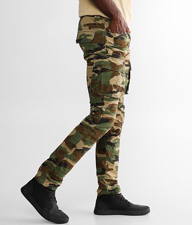 Smoke Rise&#174; Camo Cargo Taper Stretch Pant full right side view