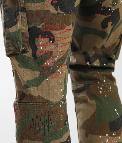 Smoke Rise&#174; Camo Cargo Taper Stretch Jean MISC_DETAIL_2