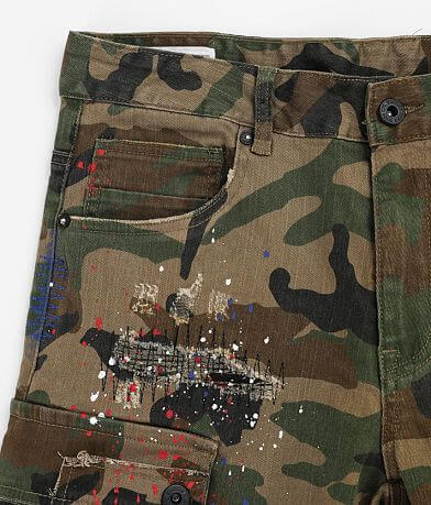 Smoke Rise&#174; Camo Cargo Taper Stretch Jean MISC_DETAIL_3