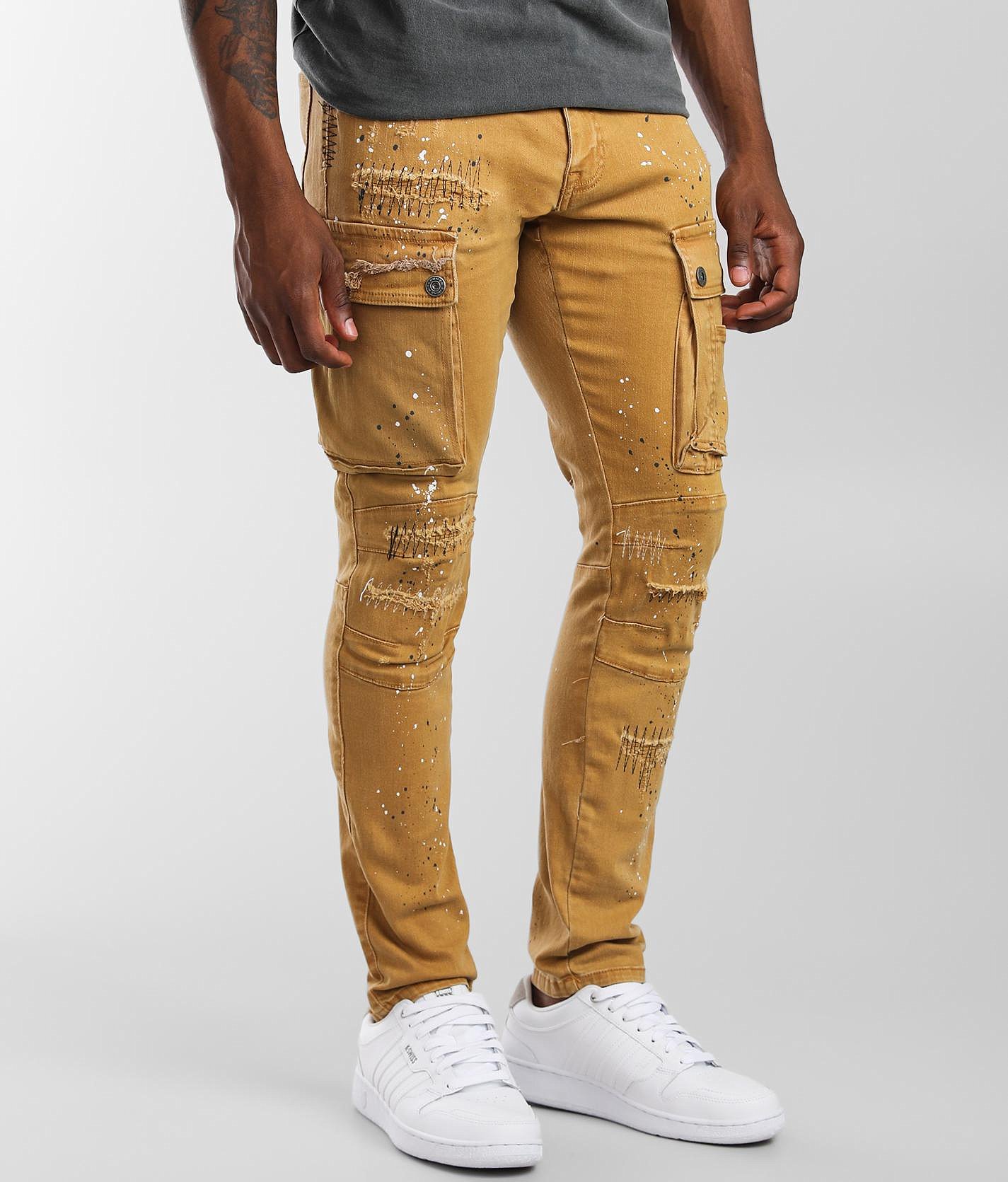 mens wheat colored jeans