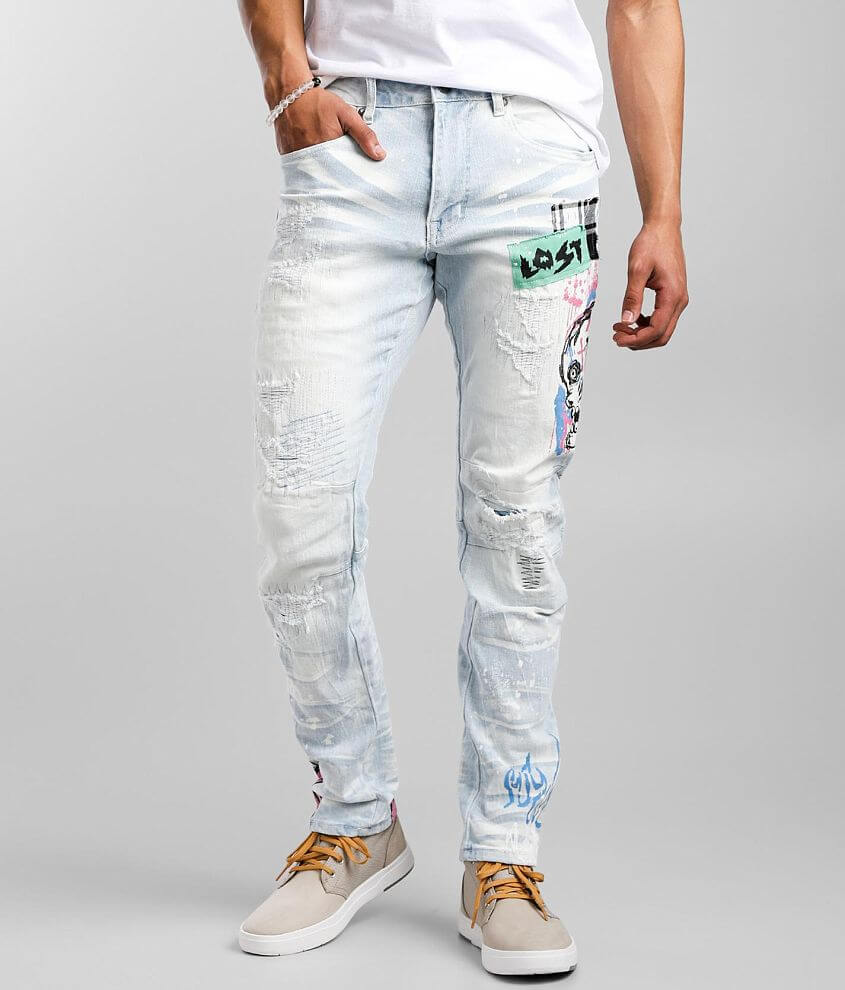Smoke Rise&#174; Speckle Taper Stretch Jean front view