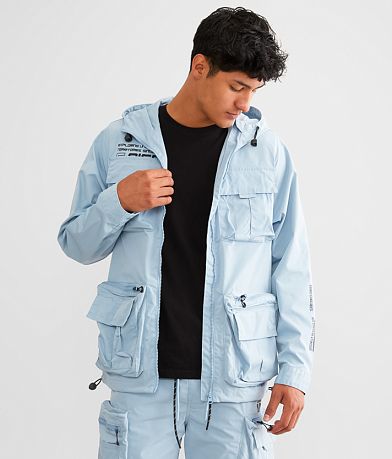 Smoke Rise® Windbreaker Hooded Jacket front view