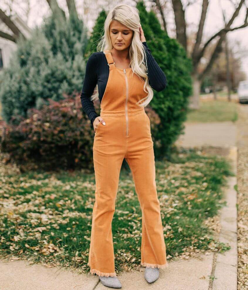 Women's corduroy hot sale jumpsuit