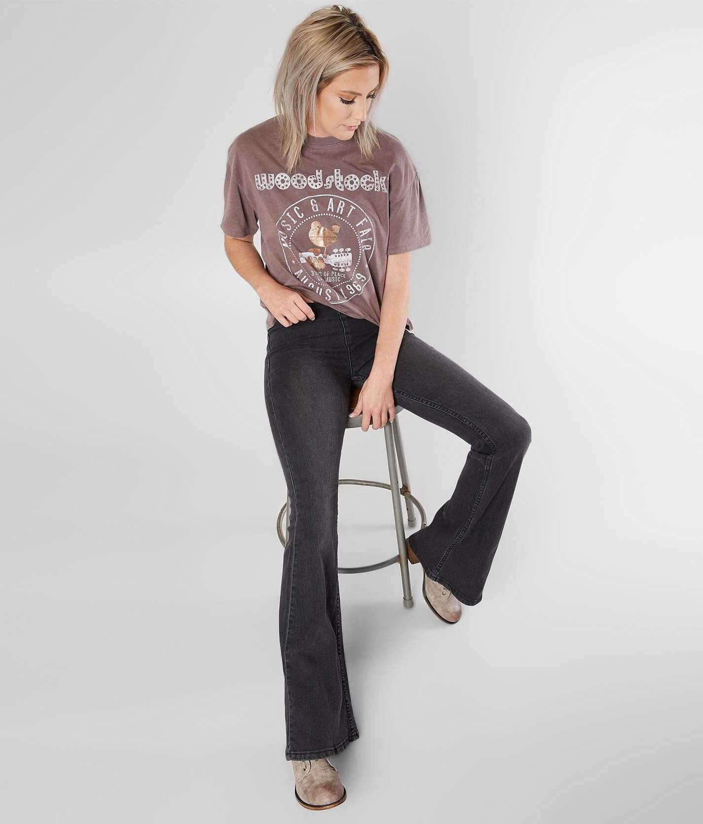 Newbury Kustom Mid-Rise Flare Stretch Jean - Women's Jeans