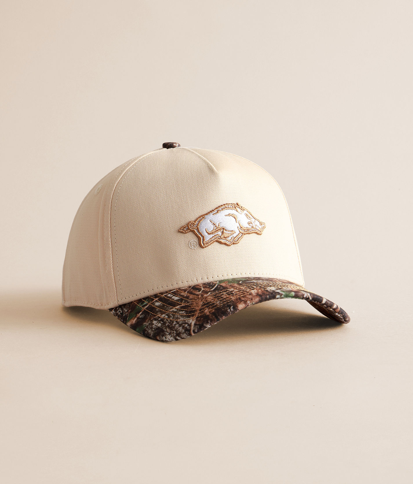 No Rivals Arkansas Razorbacks Camo Hat - Men's Hats in Cream Camo