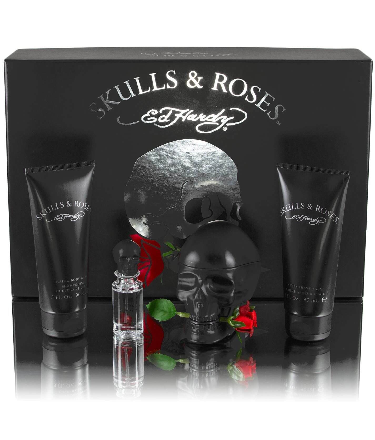 Skulls and cheap roses body spray