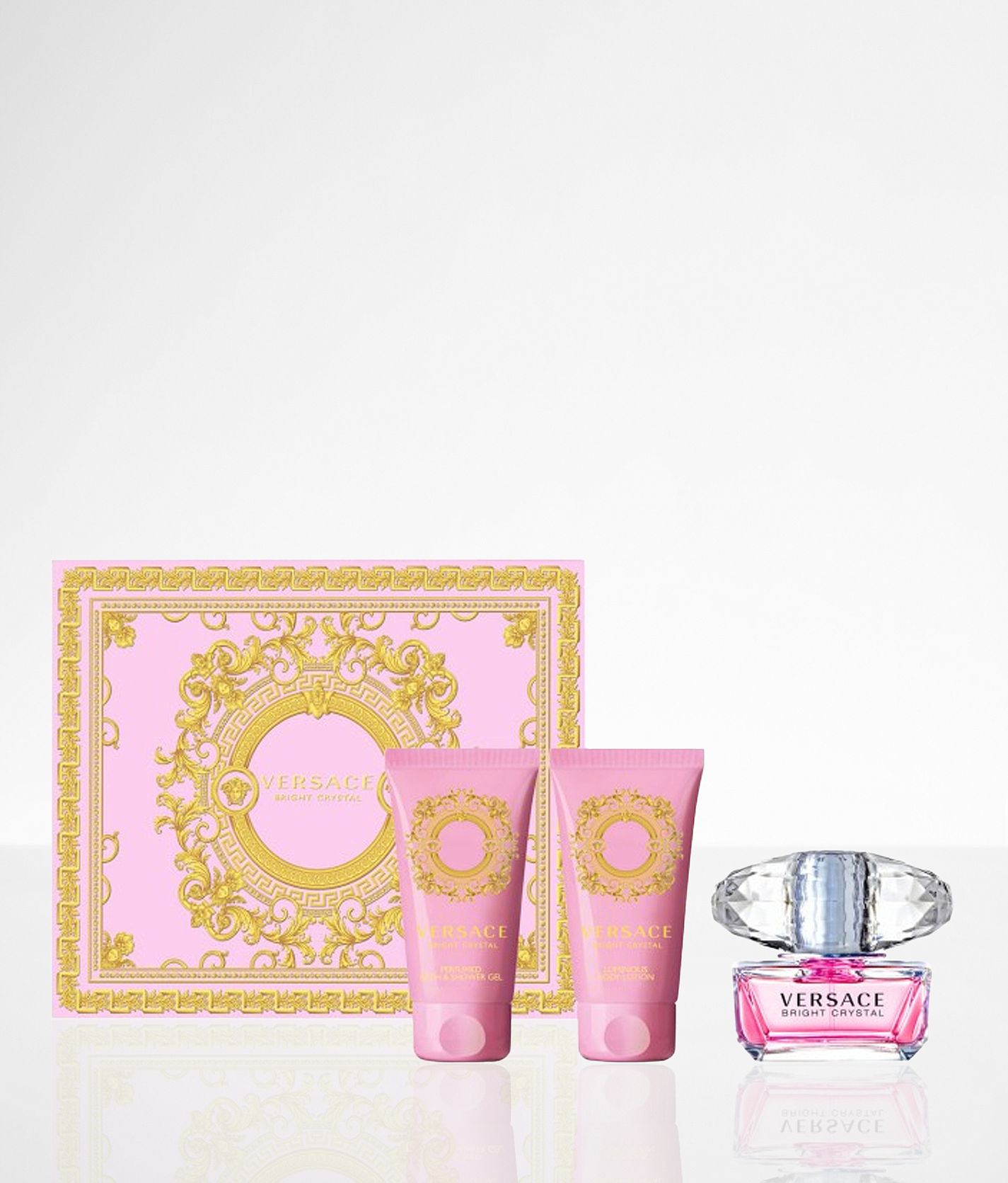 Versace bright hot sale crystal perfume set