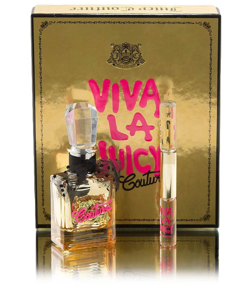 Viva La Juicy Gold Couture Fragrance Gift Set front view