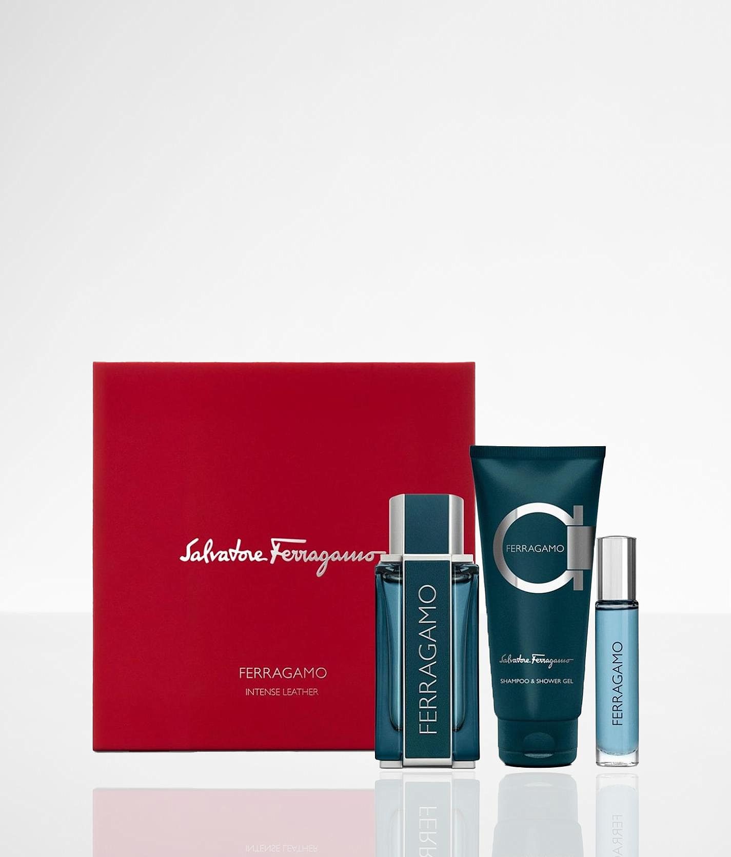 Salvatore Ferragamo Intense Leather Eau de Parfum Gift Set - Men's