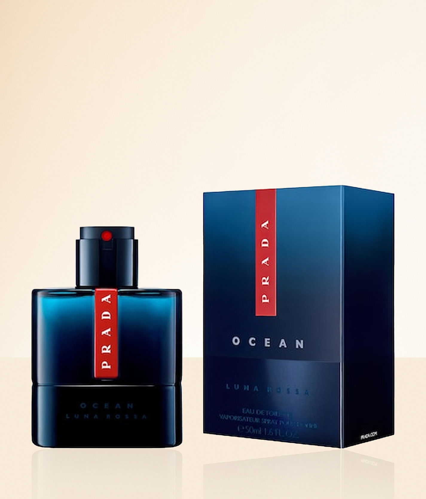Prada Luna Rosa Ocean Eau de Toilette - Men's Fragrance in