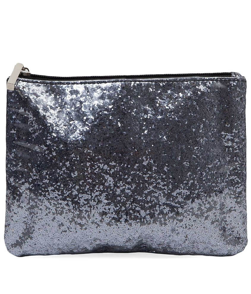 Glitter Cosmetic Bag front view