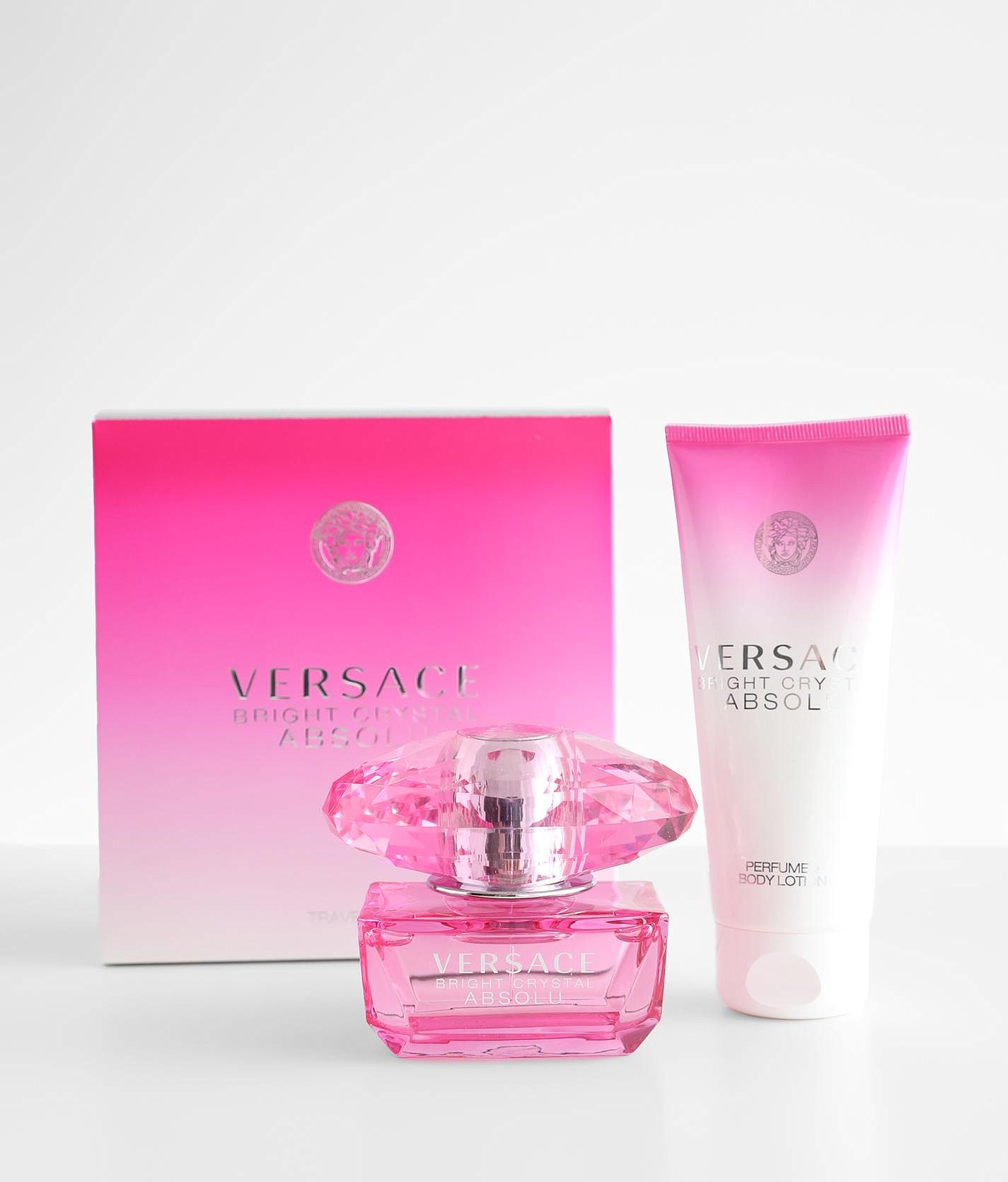 Versace Bright Crystal Absolu Travel Set - Women's Fragrance in Pink