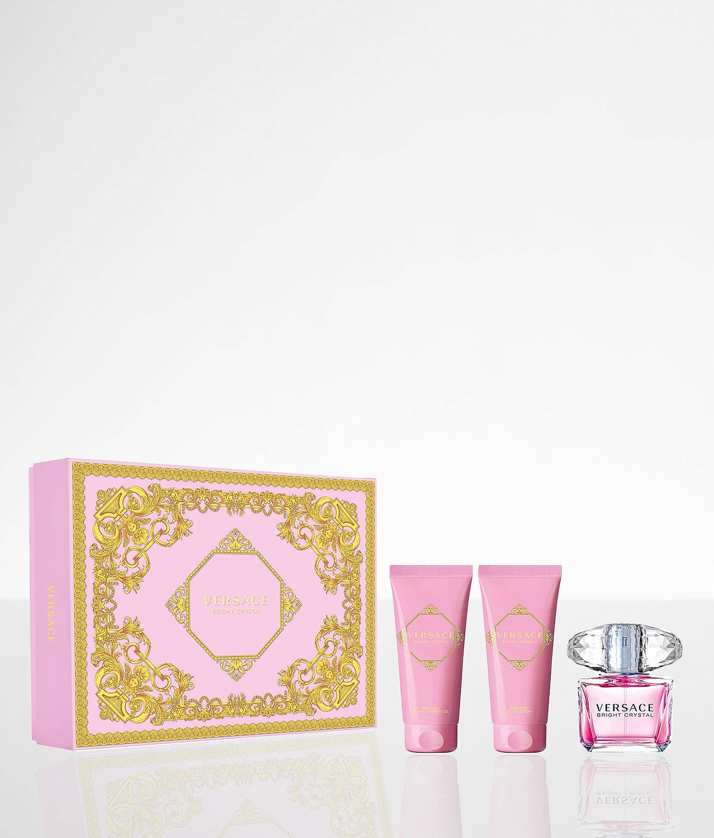 Versace Bright Crystal Fragrance Gift Set - Women's Fragrance in Pink