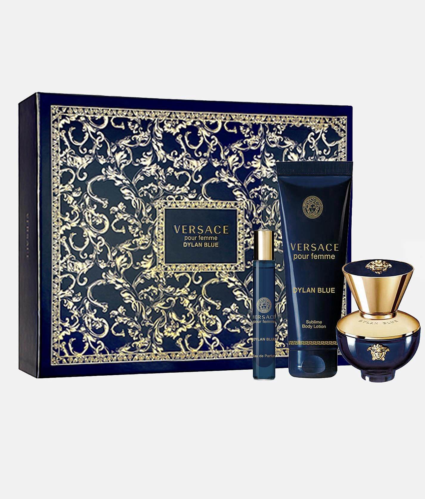 versace dylan blue gift set for her