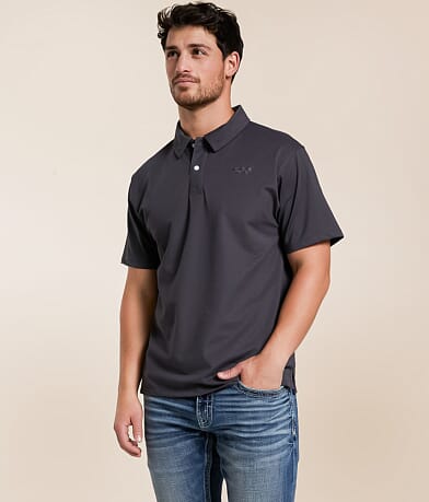 Devereux Golf Pro Shop Essential Performance Polo front view