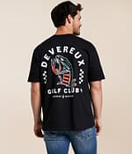 Devereux Golf Snake Bite T-Shirt - Men's Graphic T-Shirts in Black