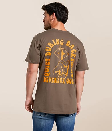 Devereux Golf Quiet On The Backswing T-Shirt front view