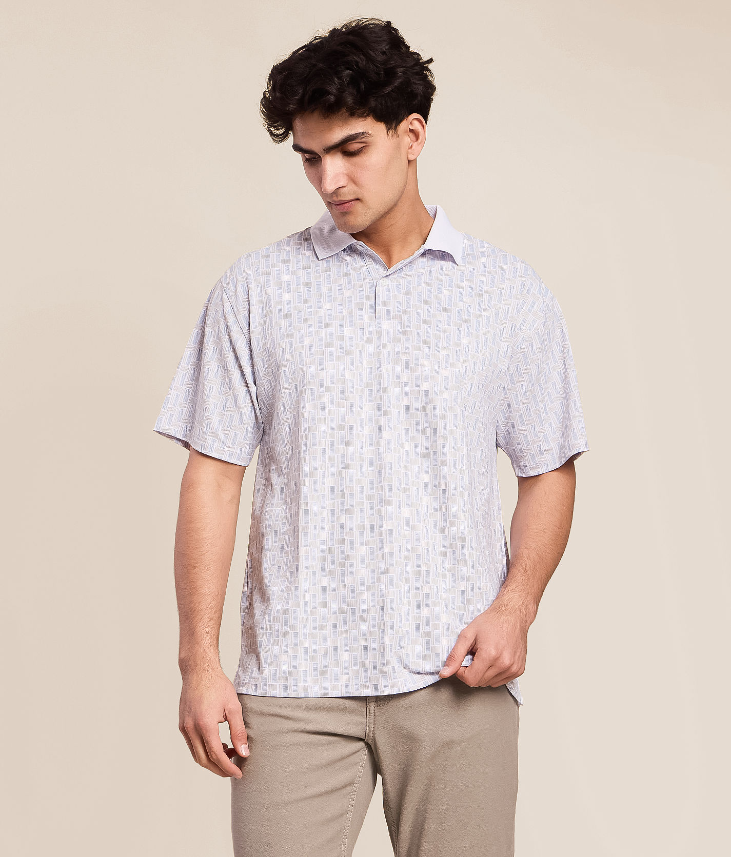 Devereux Golf The Ladders Performance Polo - Men's Polos in Marine