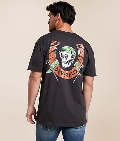 Devereux Golf Skull & Horseshoes T-Shirt front view