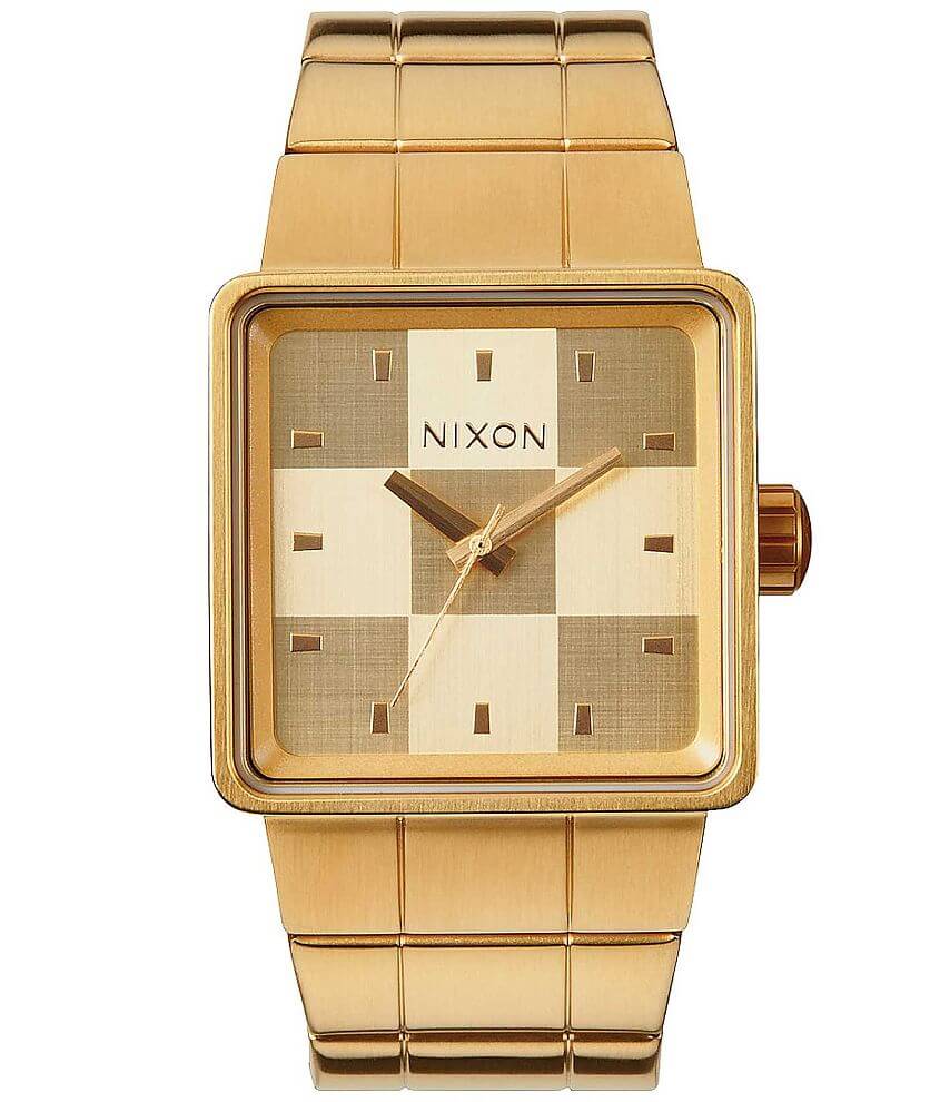 Nixon The Quatro Watch - Men's Watches in Gold | Buckle