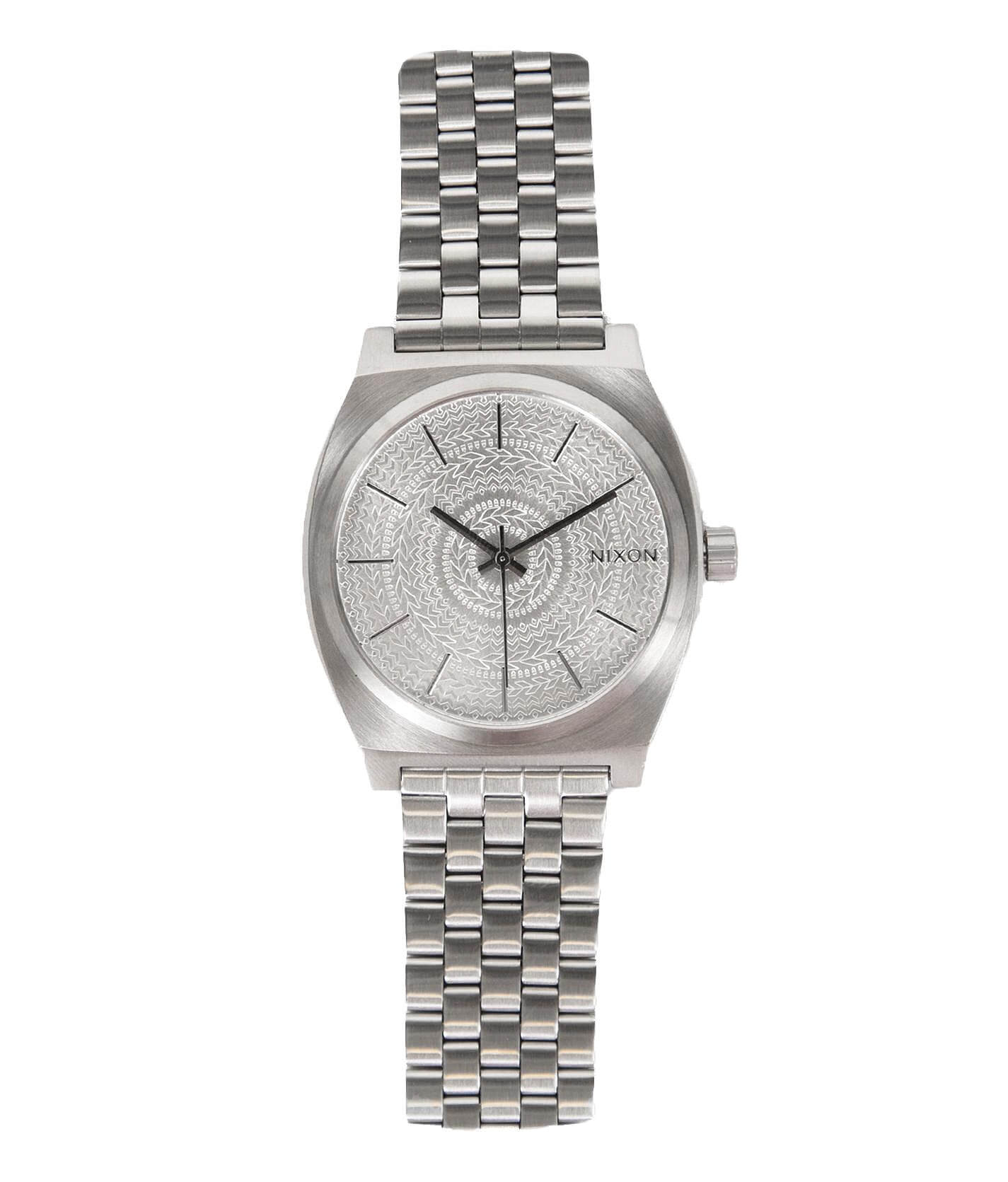 nixon time teller all silver