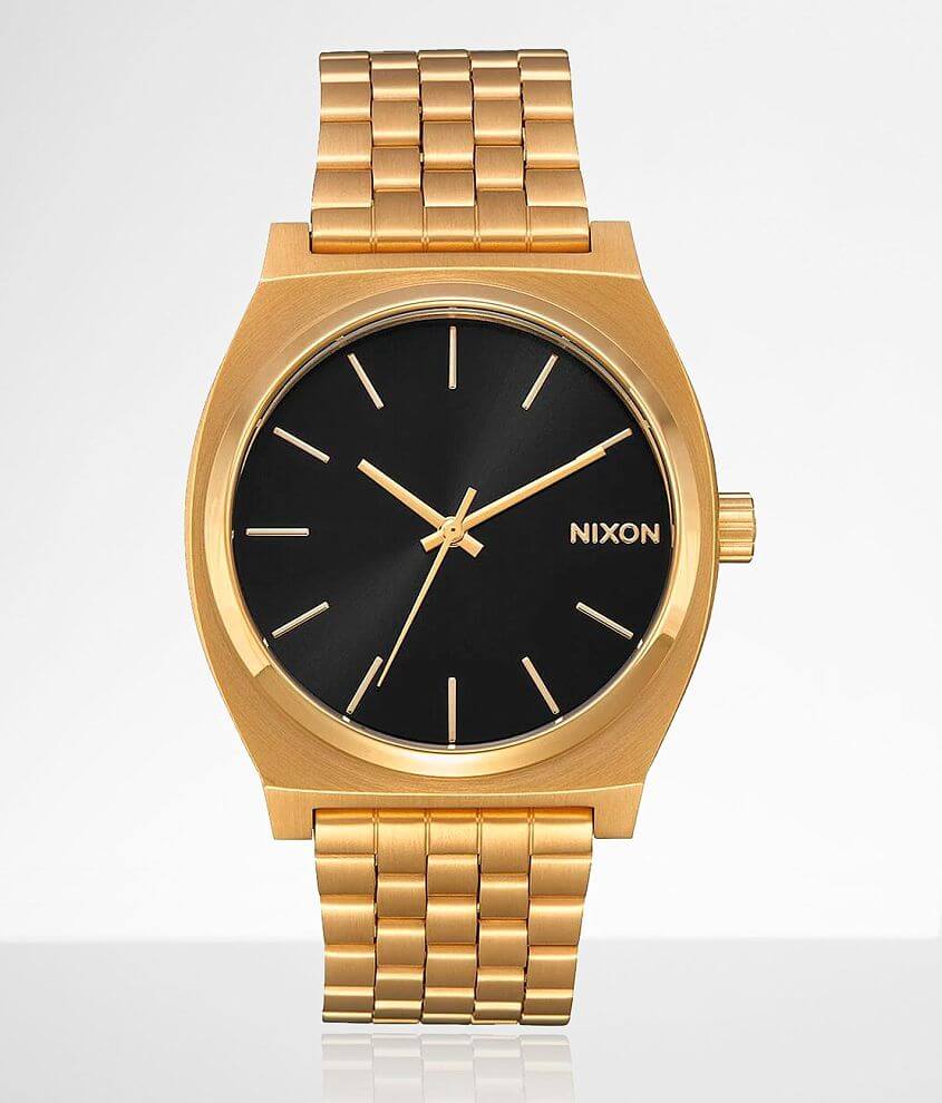 Nixon time outlet teller black watch