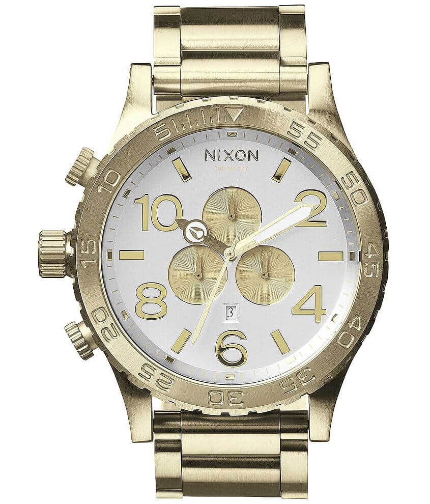 Nixon The 51-30 Chrono Watch - Men's Watches in Champagne Gold