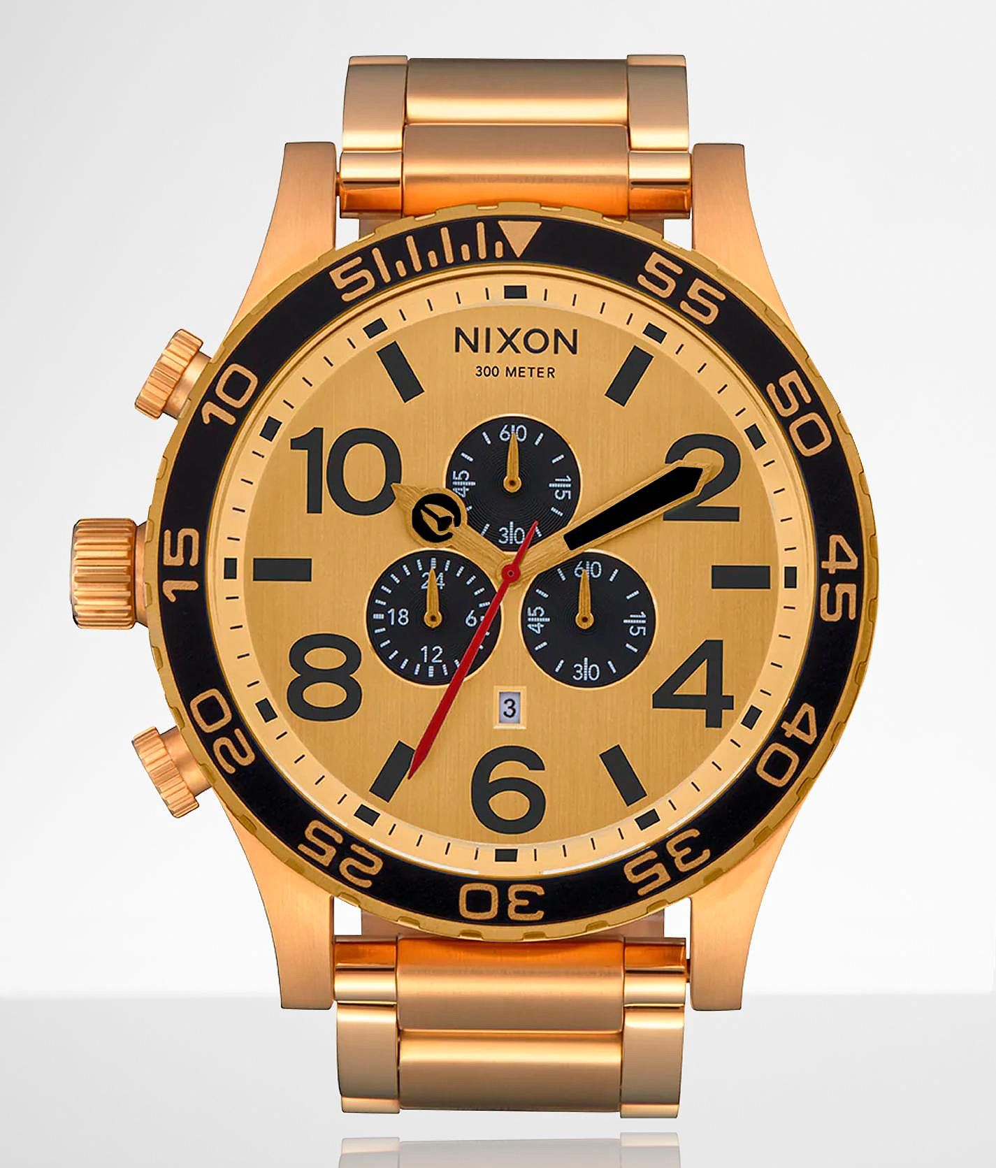 【ニクソン】 NIXON 51-30 ALL GOLD/BROWN Amazon.com: NIXON 51-30 Chrono. 100m Water Resistant Men's