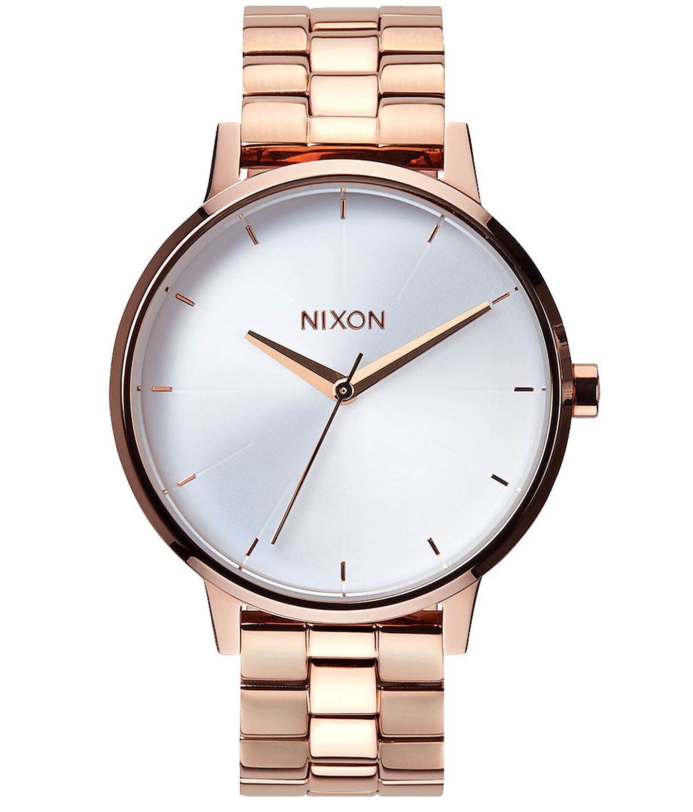 Nixon The Kensington Watch - Clothing in Rose Gold White 