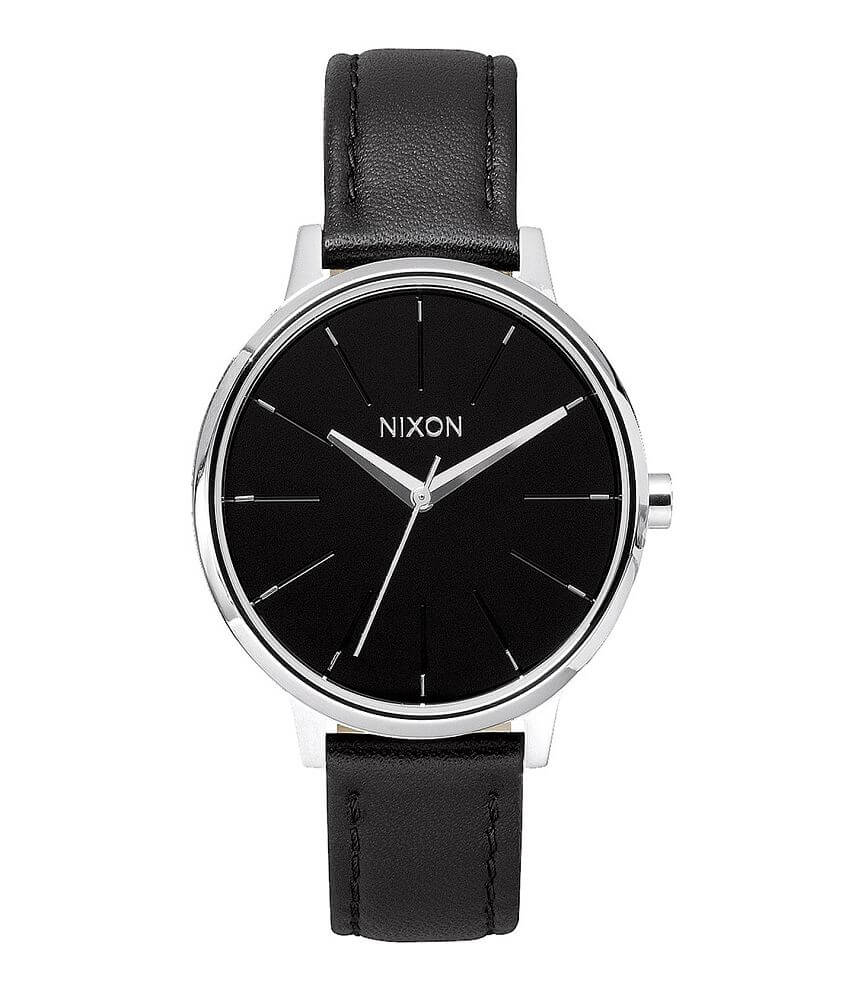 Nixon The Kensington Leather Watch front view