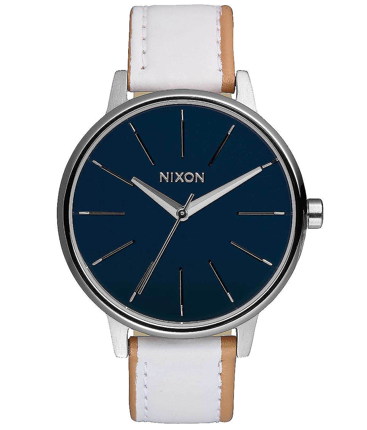 Nixon Kensington Watch - Women's Watches in Navy White | Buckle