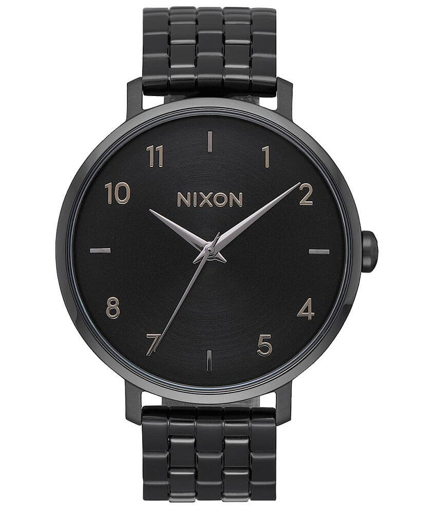 Nixon The Arrow Watch - Women's Watches in All Black | Buckle