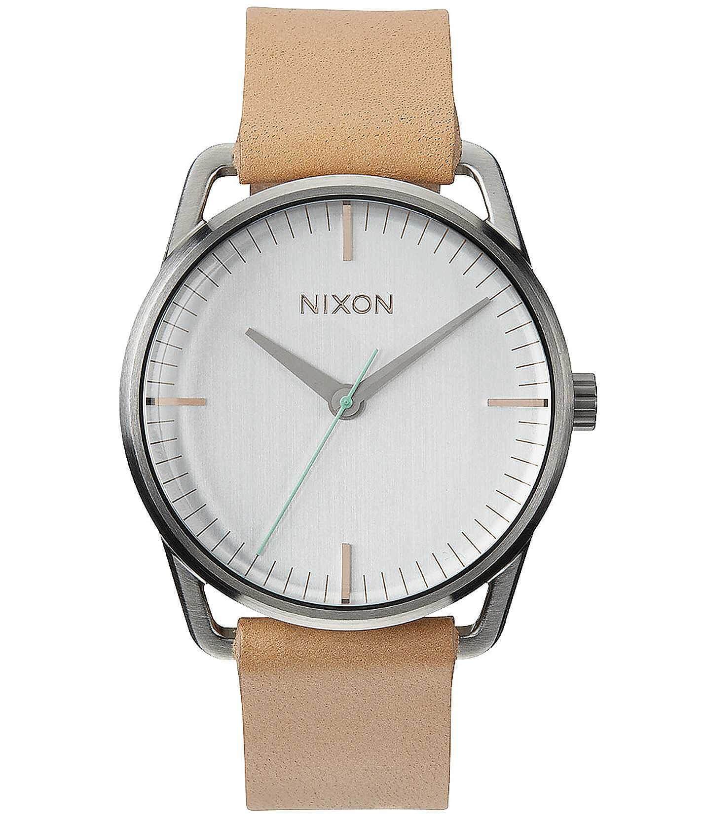 Nixon The Mellor Watch - Clothing in Natural Silver | Buckle