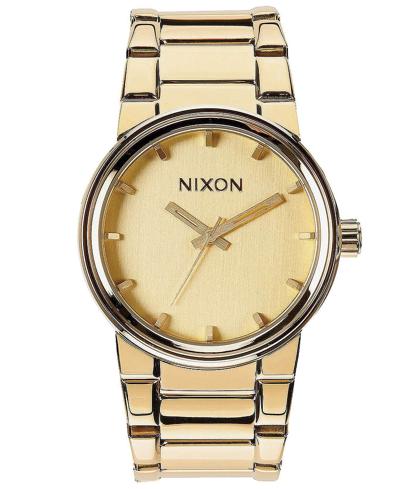 Nixon Cannon Watch - Clothing in All Gold Polish | Buckle