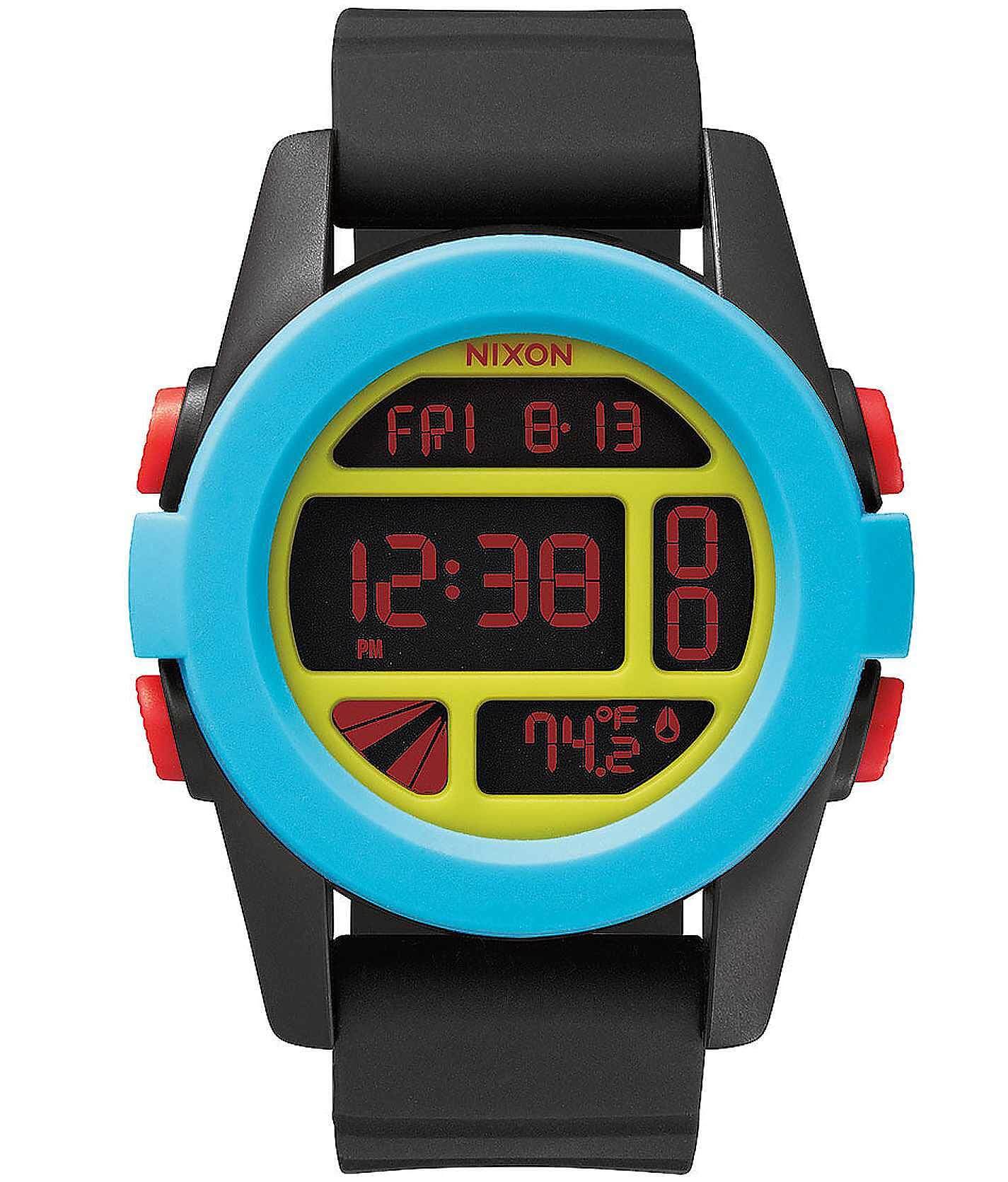 NIXON THE UNIT A197 2313 腕時計マルチカラー Nixon The Unit Watch - Men's Watches in Black Blue