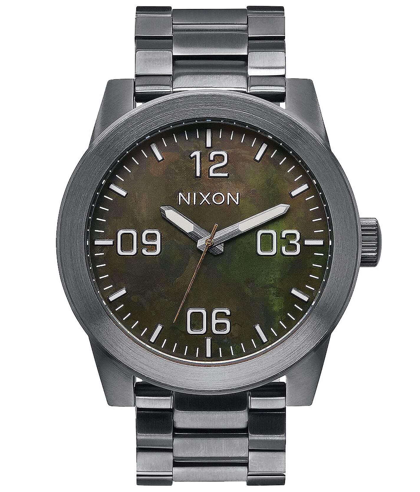Nixon The Corporal SS Watch - Clothing in Gunmetal Green Oxyde 