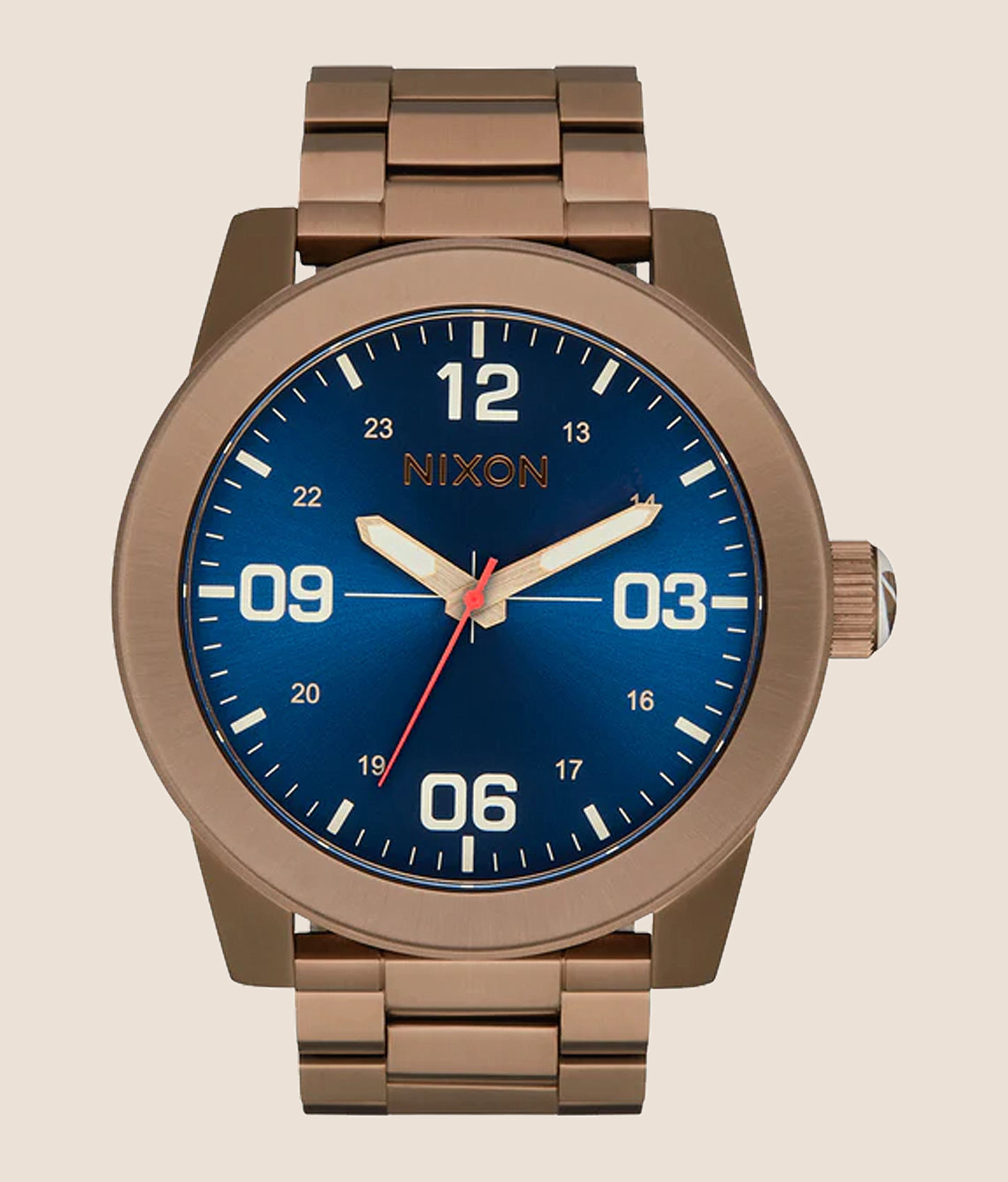 Amazon.com: Nixon Corporal SS A3461062-00. Matte Gunmetal