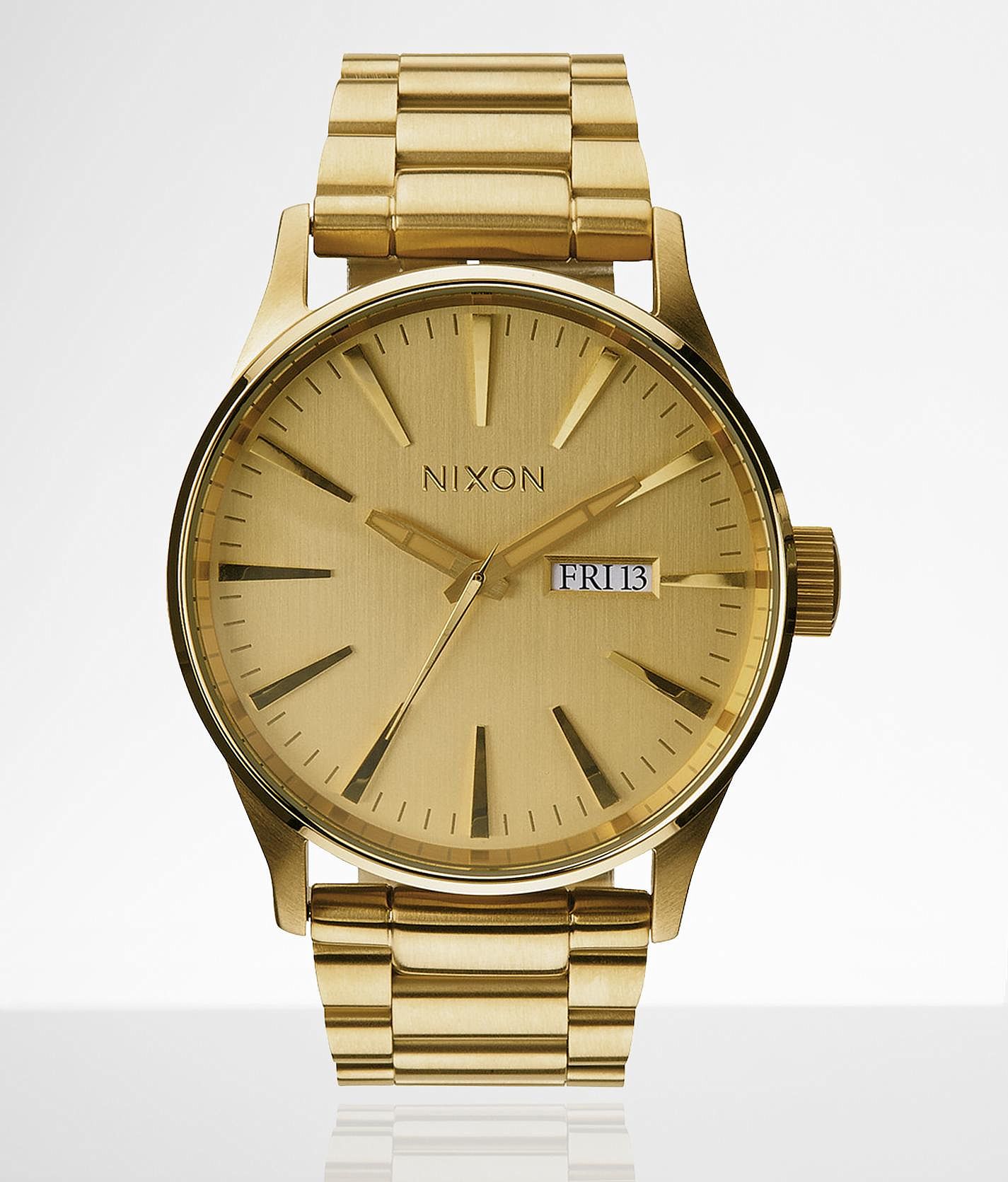 Nixon gold watch hot sale sentry ss