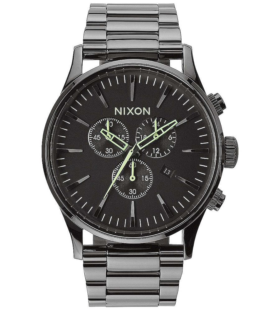 Nixon sentry chrono online all gunmetal