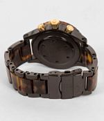 時計 NIXON 38-20 CHRONO ALL BLACK/TORTOISE NIXON Refined Watch “The 38-20 Chrono