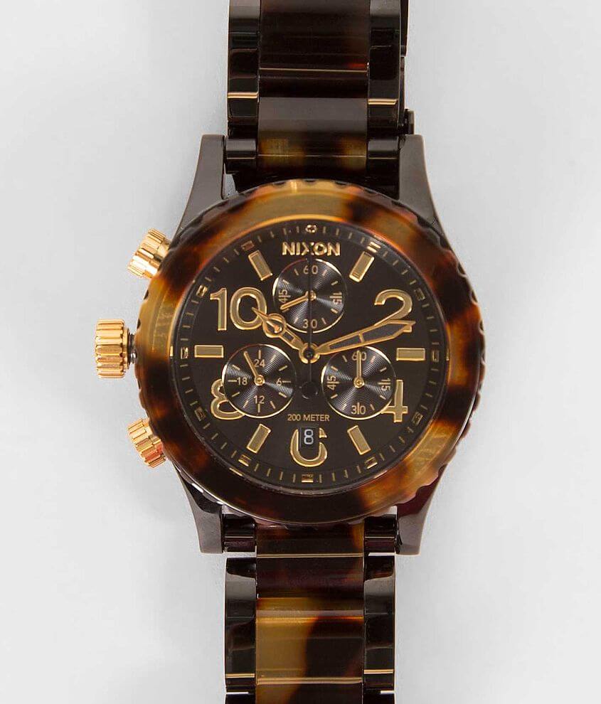 Nixon tortoise shell outlet watch