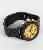 Nixon 38-20 Chrono Watch - Women's Watches in Black Gold Nixon 38-20 Chrono Watch - Women's Watches in Black Gold