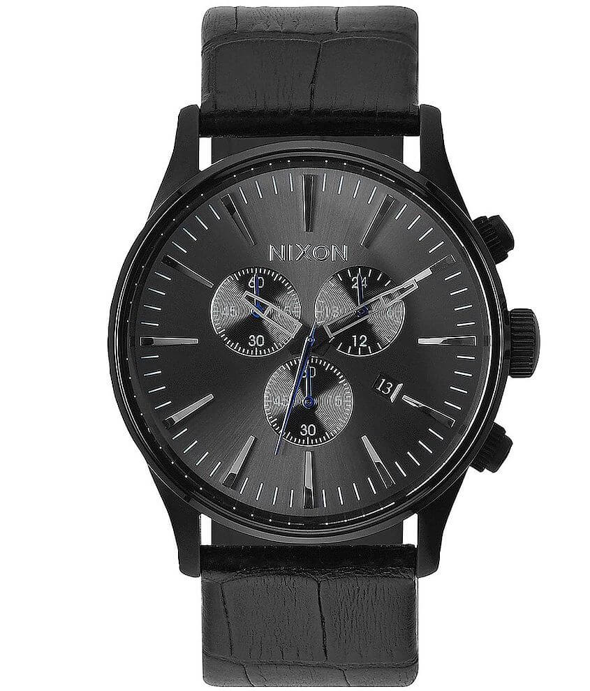 Nixon The Sentry Chrono Watch front view