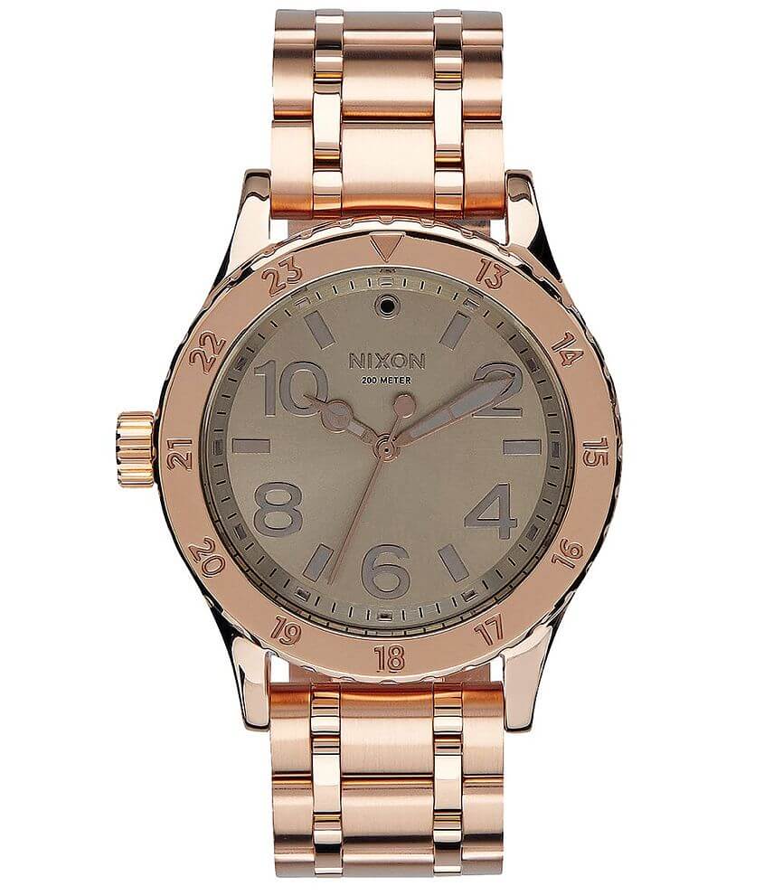 Nixon 38-20 Chrono Watch - Women's Watches in Rose Gold Taupe | Buckle