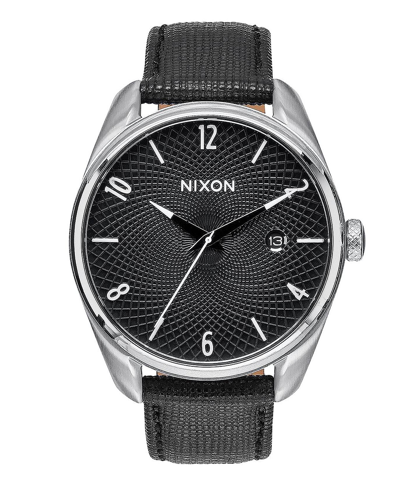 nixon stark leather watch