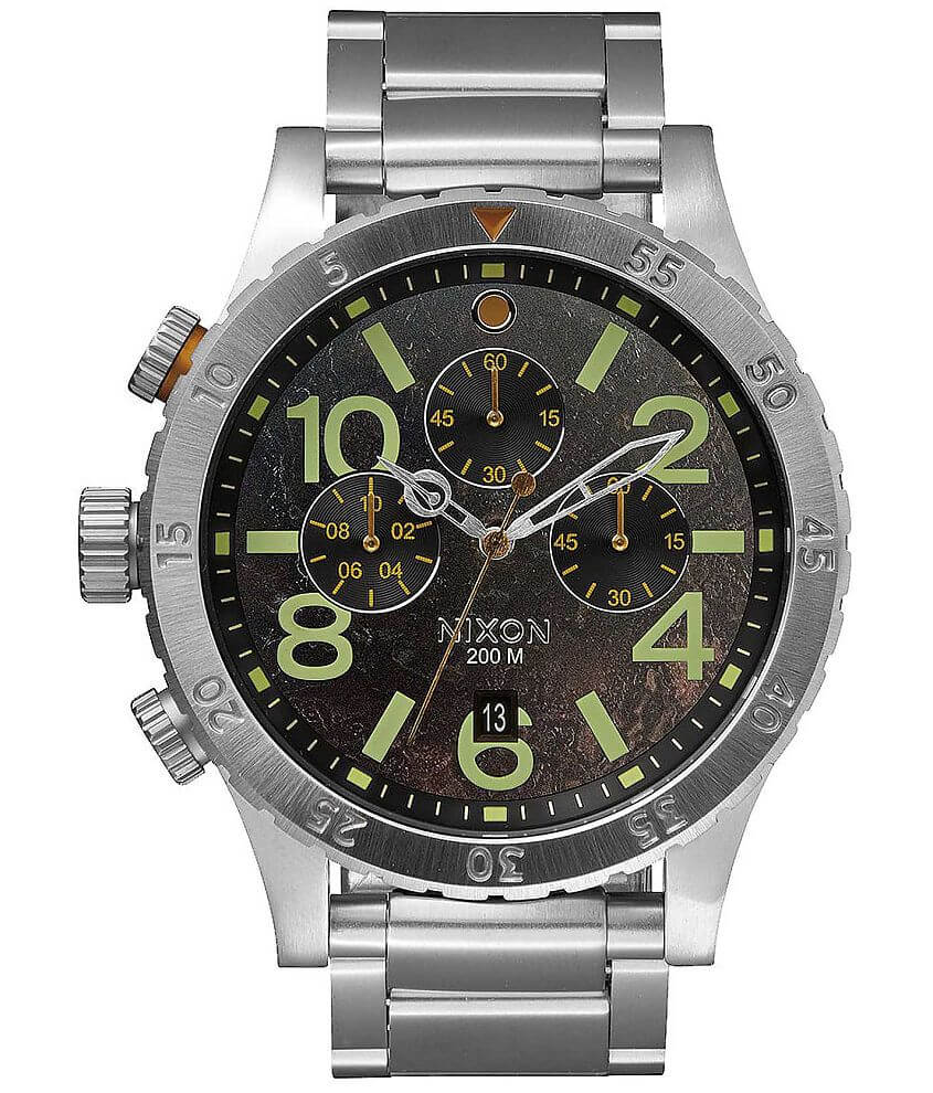 Nixon The 48-20 Chrono Watch - Men's Watches in Dark Copper | Buckle