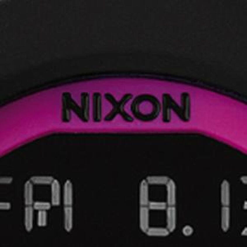 Nixon The Unit 40 Watch - Women's Watches in Black Magenta